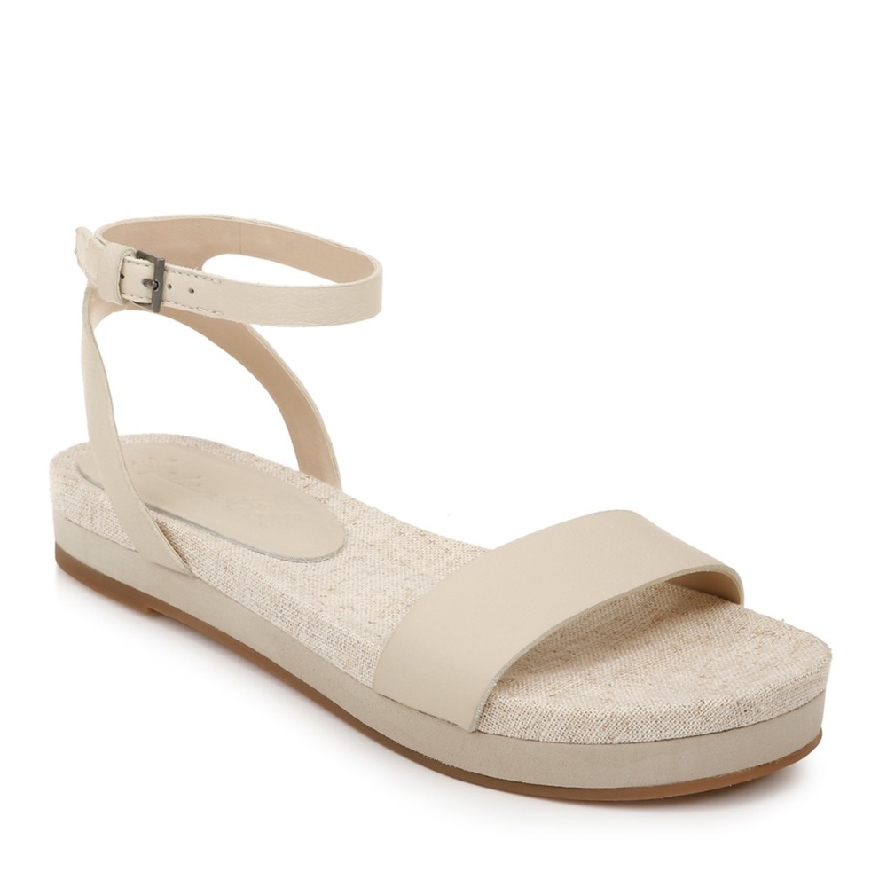 Myra Suede Flat Ankle-Strap Sandals Splendid